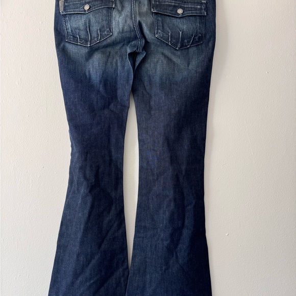 Women’s Paige Canon Wide Leg Dark Wash Jeans - Picture 2 of 5